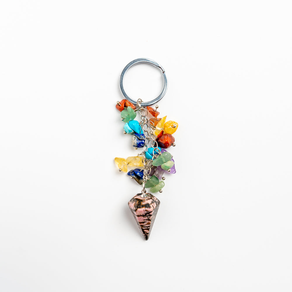 Chakra Crystal Key Chain