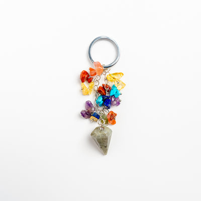 Chakra Crystal Key Chain