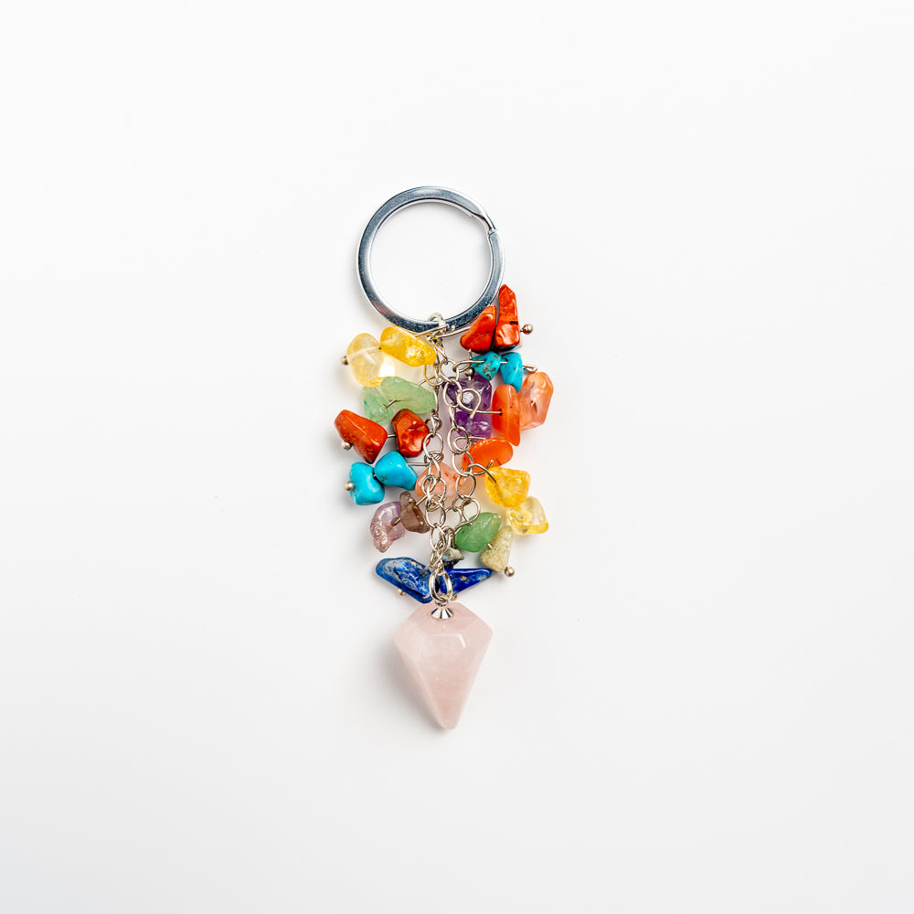 Chakra Crystal Key Chain