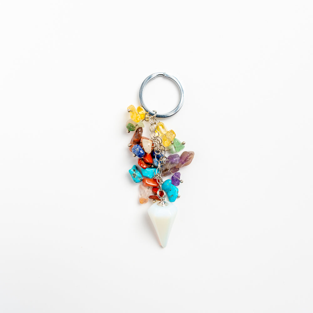 Chakra Crystal Key Chain