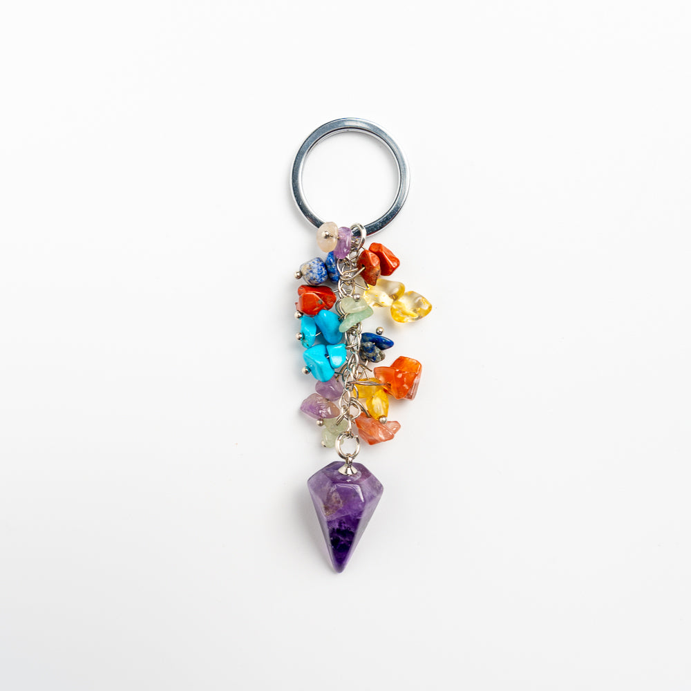 Chakra Crystal Key Chain